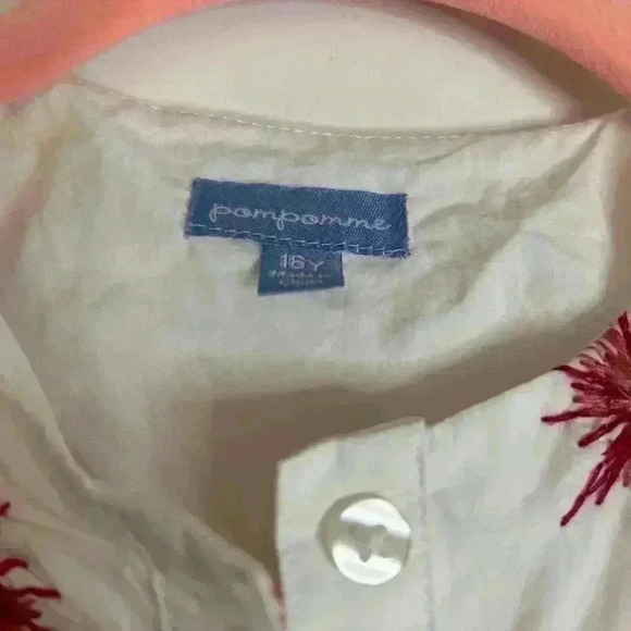 Gorgeous Cotton Dress  with Sunburst Embroidery Size 16Y - Picture 2 of 10